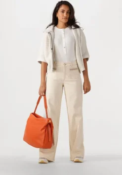 witte hub lage sneakers shift