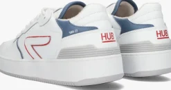 witte hub lage sneakers smash heren