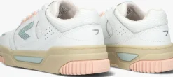 witte hub lage sneakers thrill