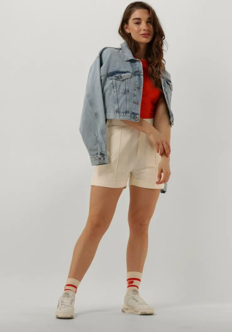 witte hub lage sneakers thrill