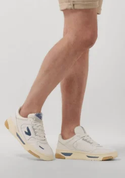 witte hub lage sneakers thrill men