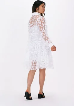 witte hunkon mini jurk kassandra layer dress