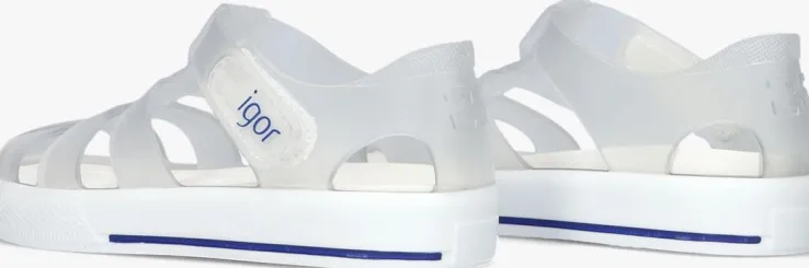 witte igor sandalen star