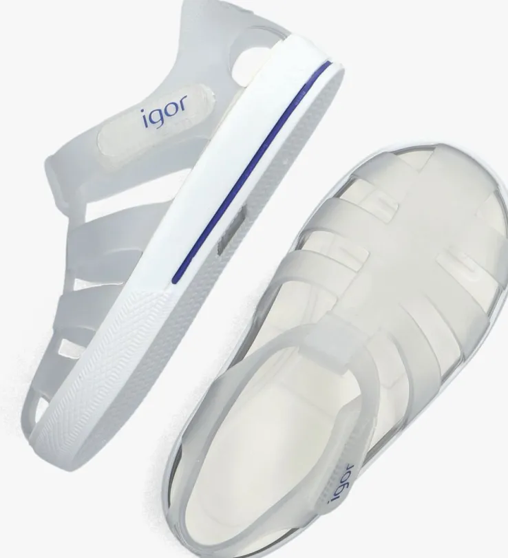 witte igor sandalen star