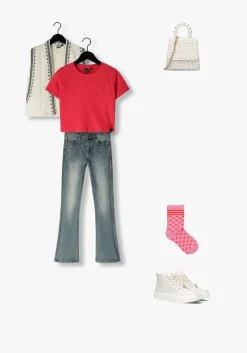 witte indian blue jeans gilet sleeveless embroidery vest