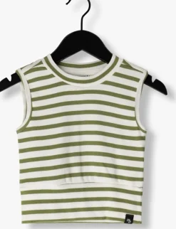 witte indian blue jeans top cropped striped singlet