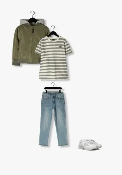 witte indian blue jeans t-shirt t-shirt stripe