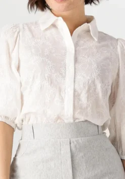 witte jansen amsterdam blouses ouma blouse wfe 722 3/4 puffed sleeve