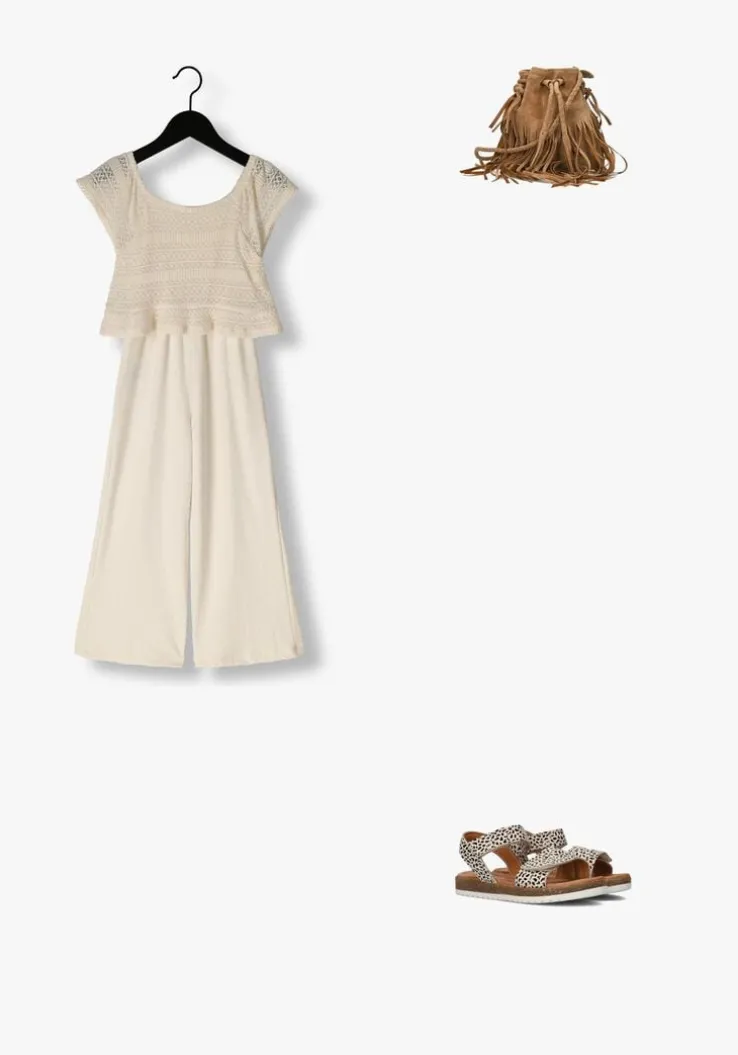 witte jochie & freaks platte sandalen daisy