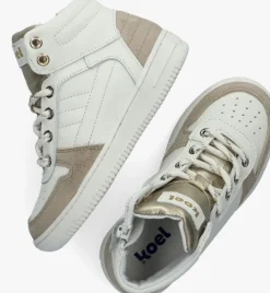 witte koel4kids hoge sneakers 23m005