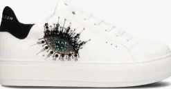 witte kurt geiger london lage sneakers laney eye