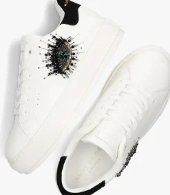 witte kurt geiger london lage sneakers laney eye