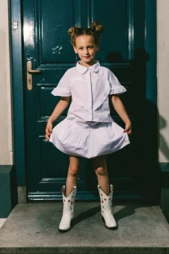 witte labo de colores minirok clara