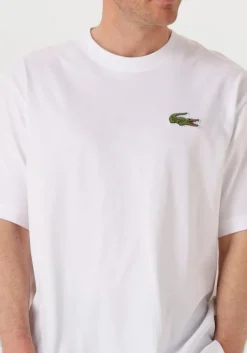 witte lacoste t-shirt cotton t-shirt