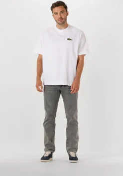 witte lacoste t-shirt cotton t-shirt