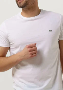 witte lacoste t-shirt 1ht1 mens tee-shirt 12