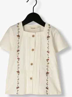 witte lil' atelier blouses nbfjolene ss loose shirt lil