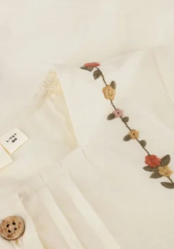 witte lil' atelier blouses nbfjolene ss loose shirt lil