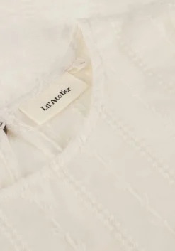 witte lil' atelier blouses nmfjazelle ss loose shirt lil