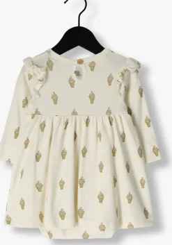 witte lil' atelier jurken nbfgavo enk ls body dress lil