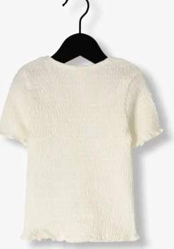 witte lil' atelier t-shirt nmfjacoba ss short slim top lil
