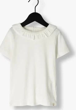 witte lil' atelier t-shirt nmflalo tan ss slim top lil