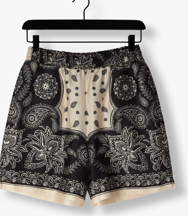 witte liu jo broeken printed twill pants