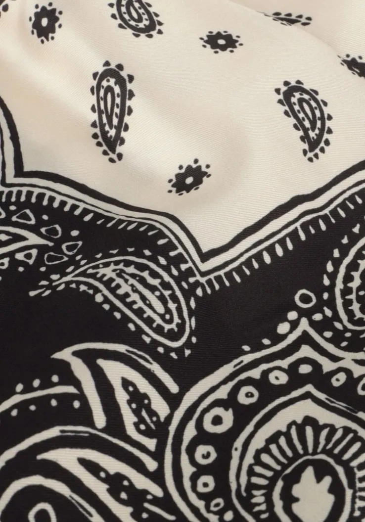 witte liu jo broeken printed twill pants