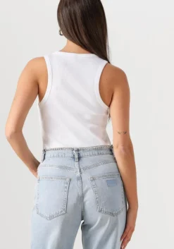 witte liu jo top 3.0 t-shirt moda s/m