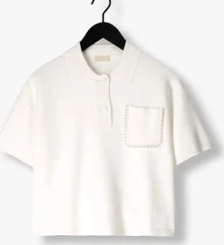 witte liu jo tops & t-shirts maglia chiusa m/l