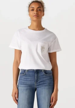 witte liu jo t-shirt ecs t-shirt moda m/c