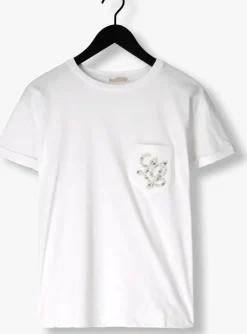 witte liu jo t-shirt ecs t-shirt moda m/c