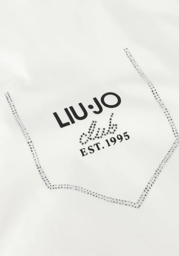 witte liu jo t-shirt ecs t-shirt moda m/c