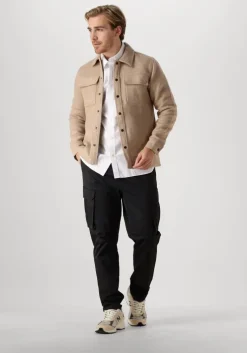 witte lyle & scott casual overhemd long sleeve poplin