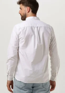 witte lyle & scott casual overhemd regular fit light weight oxford shirt