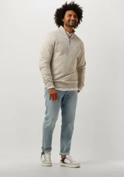 witte lyle & scott casual overhemd cotton linen button down shirt