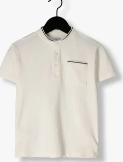 witte mayoral polo mao neck