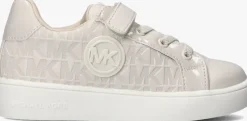 witte michael kors kids lage sneakers jem audrey ps