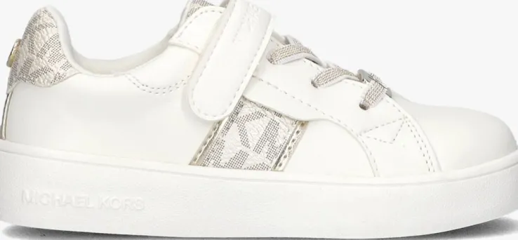 witte michael kors kids lage sneakers jem maxine ps