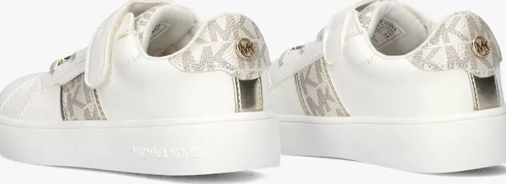 witte michael kors kids lage sneakers jem maxine ps