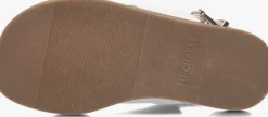 witte michael kors kids platte sandalen jagger maxson