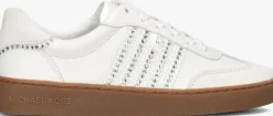 witte michael kors lage sneakers scotty lace up