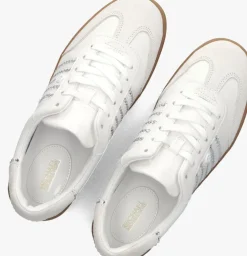 witte michael kors lage sneakers scotty lace up