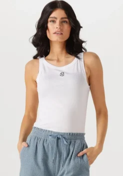 witte msch copenhagen t-shirt mschgubbe rasmia icon sl top