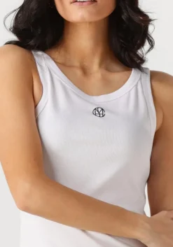 witte msch copenhagen t-shirt mschgubbe rasmia icon sl top