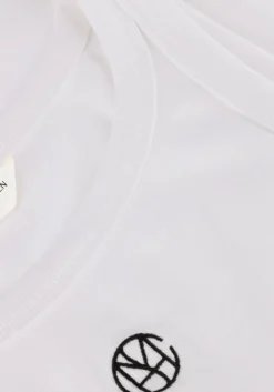 witte msch copenhagen t-shirt mschgubbe rasmia icon sl top