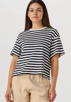 witte msch copenhagen t-shirt mschkemba bahara ss pullover stp