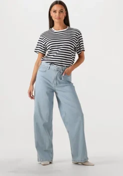 witte msch copenhagen t-shirt mschkemba bahara ss pullover stp