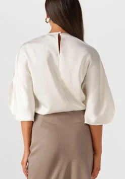 witte neo noir blouses liora heavy sateen blouse