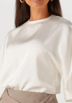 witte neo noir blouses liora heavy sateen blouse